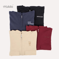Mooi Atasan Hoodie Panjang Anak Mikey Hoodie
