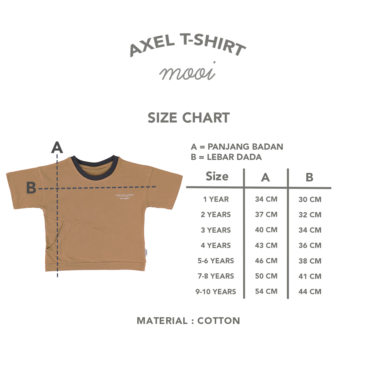 Mooi Kaos Anak Laki - Laki Axel Graphic Tee