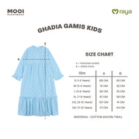 Mooi Dress Anak Gamis Anak Perempuan Raya Collection Ghadia Gamis Sandya Series