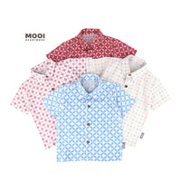 Mooi Atasan Batik Kemeja Anak Laki-Laki Mahesa Batik Shirt