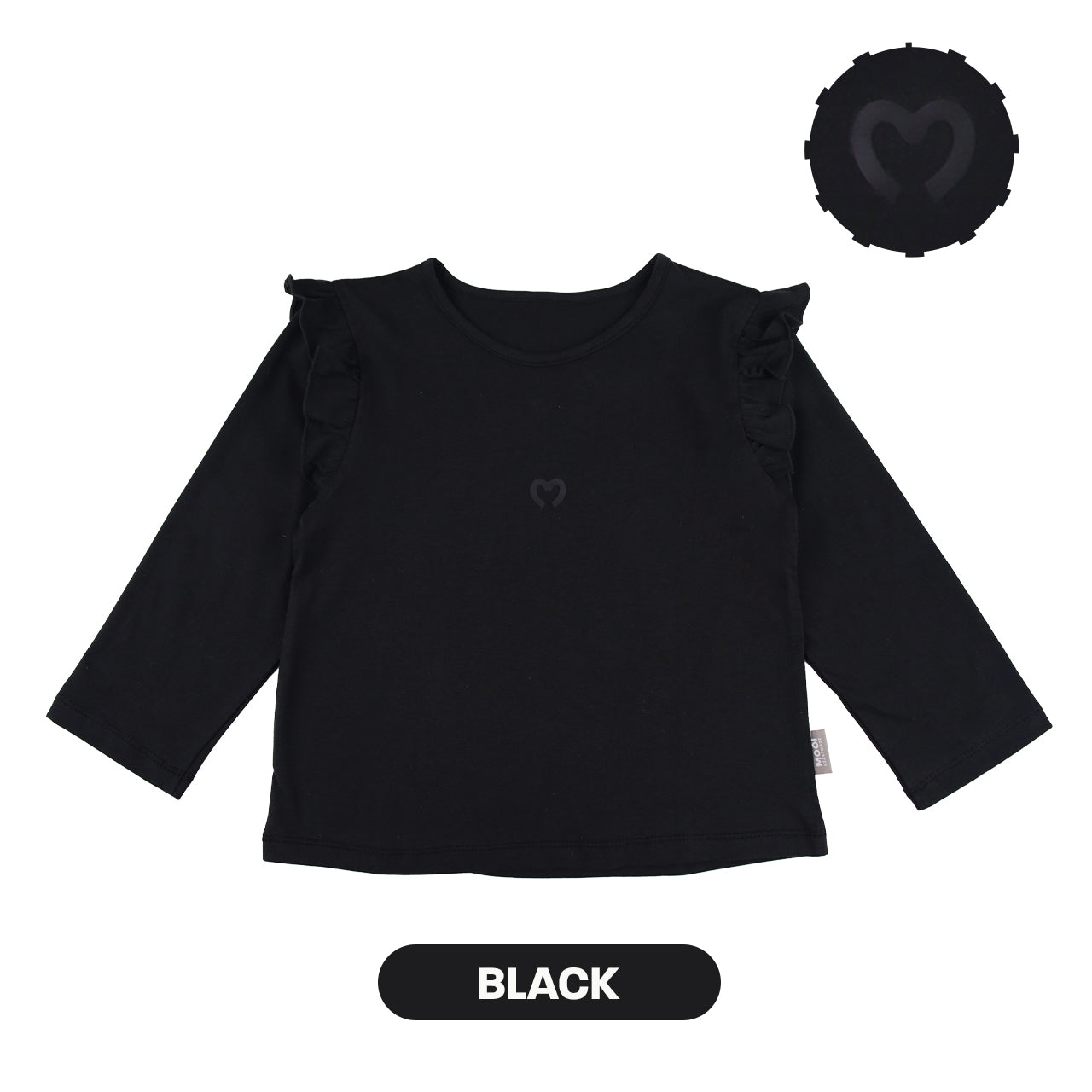 Mooi Atasan Anak Perempuan Comfy Girls Ruffle Long Sleeve