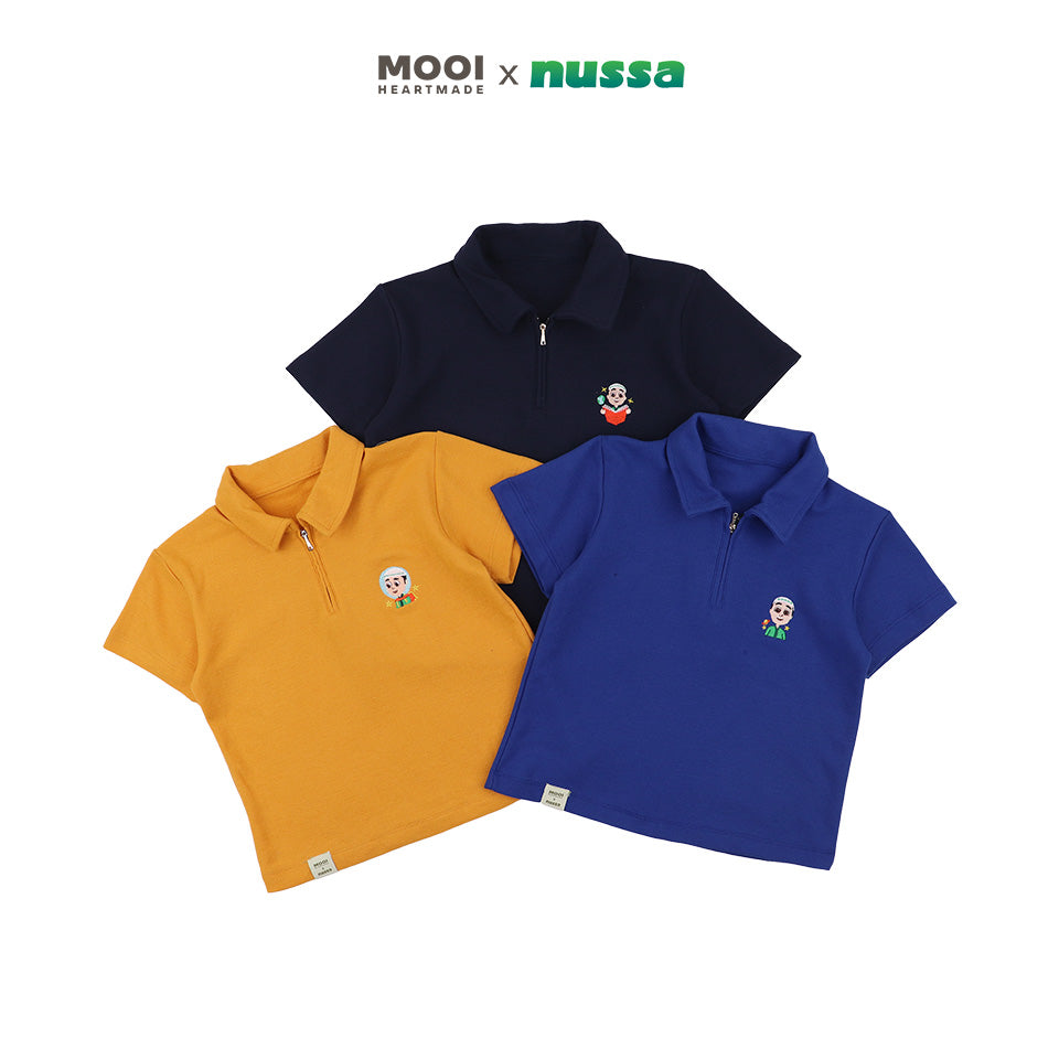 Mooi x Nussa Kemeja Anak Laki-Laki Nussa Polo Shirt