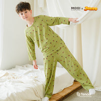 Mooi x Jumbo Setelan Anak Unisex Tencel Long Pajamas Kids