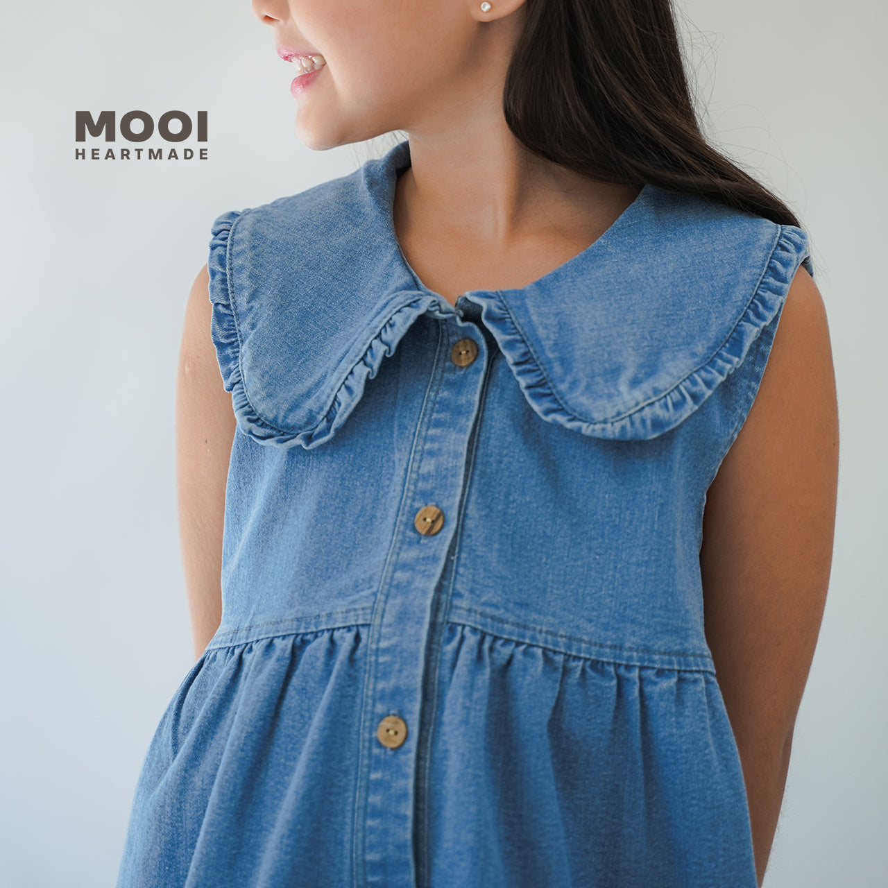 Mooi Dress Jeans Anak Kara Denim Dress