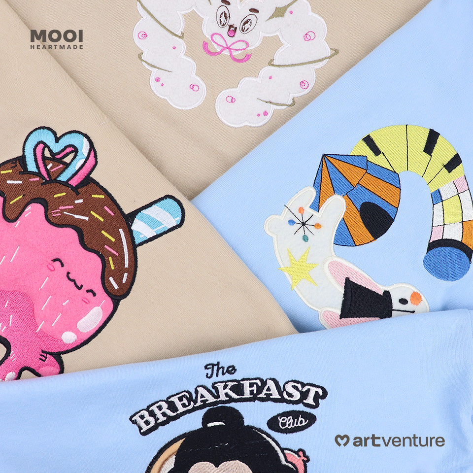 Mooi Artventure x Illustrator Sweater Bordir Basic Anak