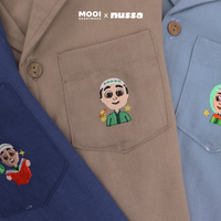Mooi x Nussa Kemeja Anak Laki-Laki Nussa Pocket Shirt