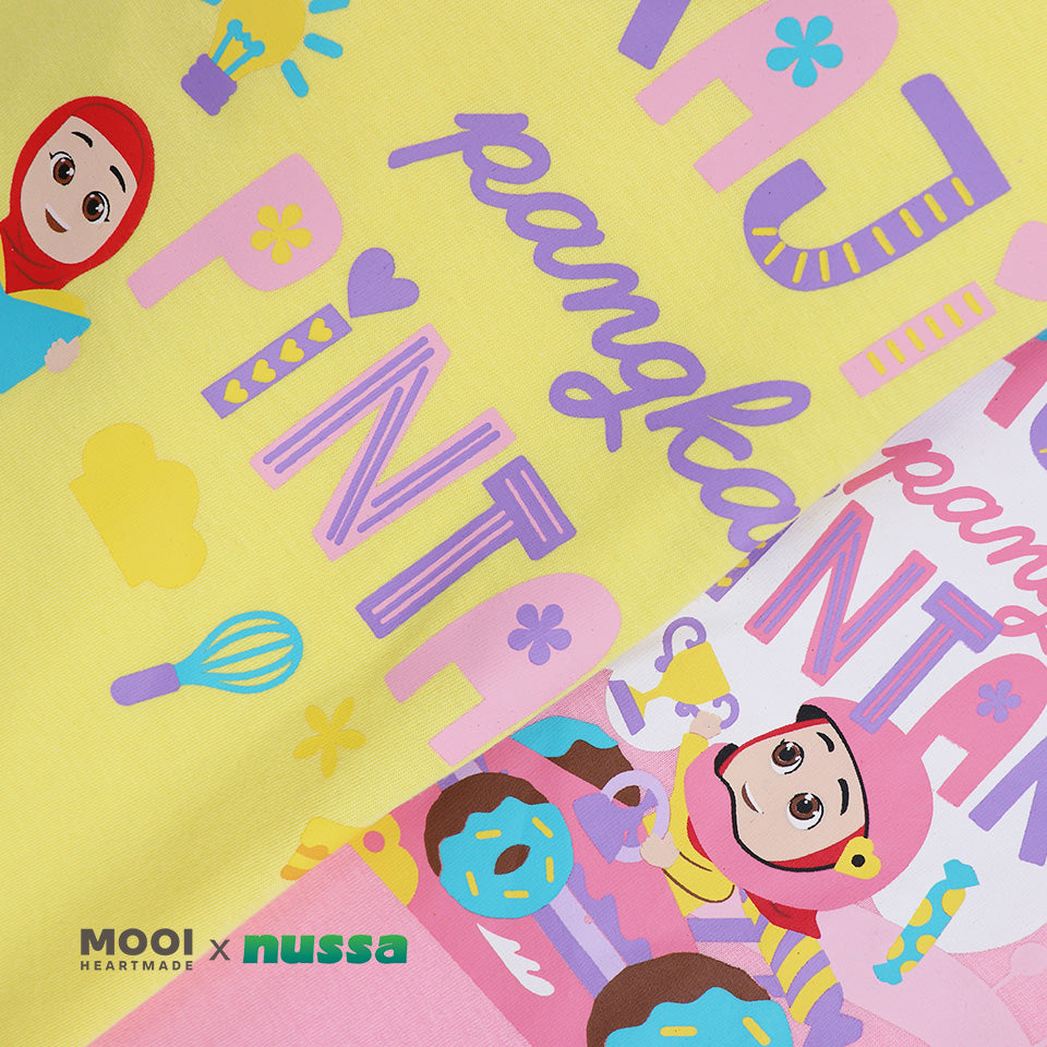 Mooi x Nussa Kaos Anak Perempuan Rarra Tshirt Graphic