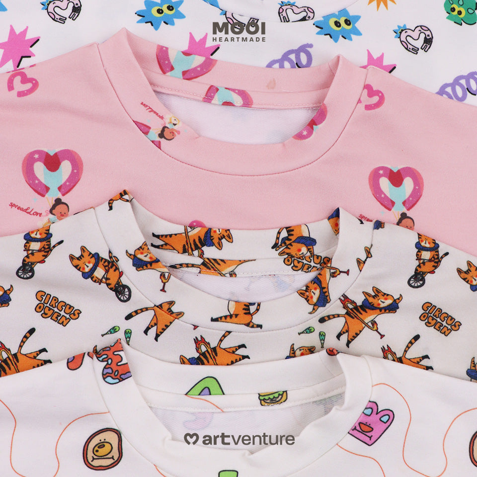 Mooi Artventure x Illustrator Printed Sweater Anak