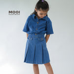 Mooi Rok Celana Skort Jeans Anak Bora Denim Skort