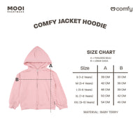 Mooi Atasan Hoodie Panjang Anak Comfy Jacket Hoodie