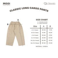 Mooi Celana Panjang Cargo Anak Laki-Laki Classic Long Cargo Pants