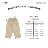 Mooi Celana Panjang Anak Laki-Laki Classic Pocket Long Pants