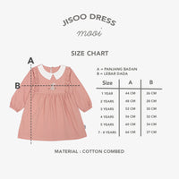 Mooi Dress Anak Perempuan Jisoo Dress