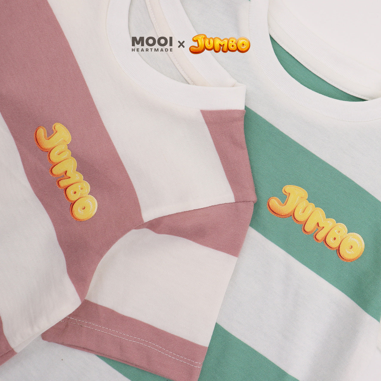 Mooi X Jumbo Kaos Anak Unisex T-shirt Striped Kids
