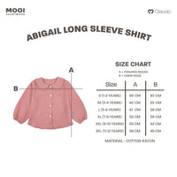 Mooi Atasan Anak Perempuan Abigail Long Sleeve Shirt