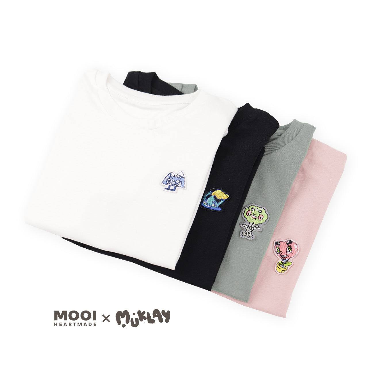 Mooi X Muklay Kaos Anak Unisex T-Shirt Basic Kids
