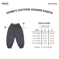 Mooi Celana Jogger Anak Comfy Cotton Jogger Pants Kids
