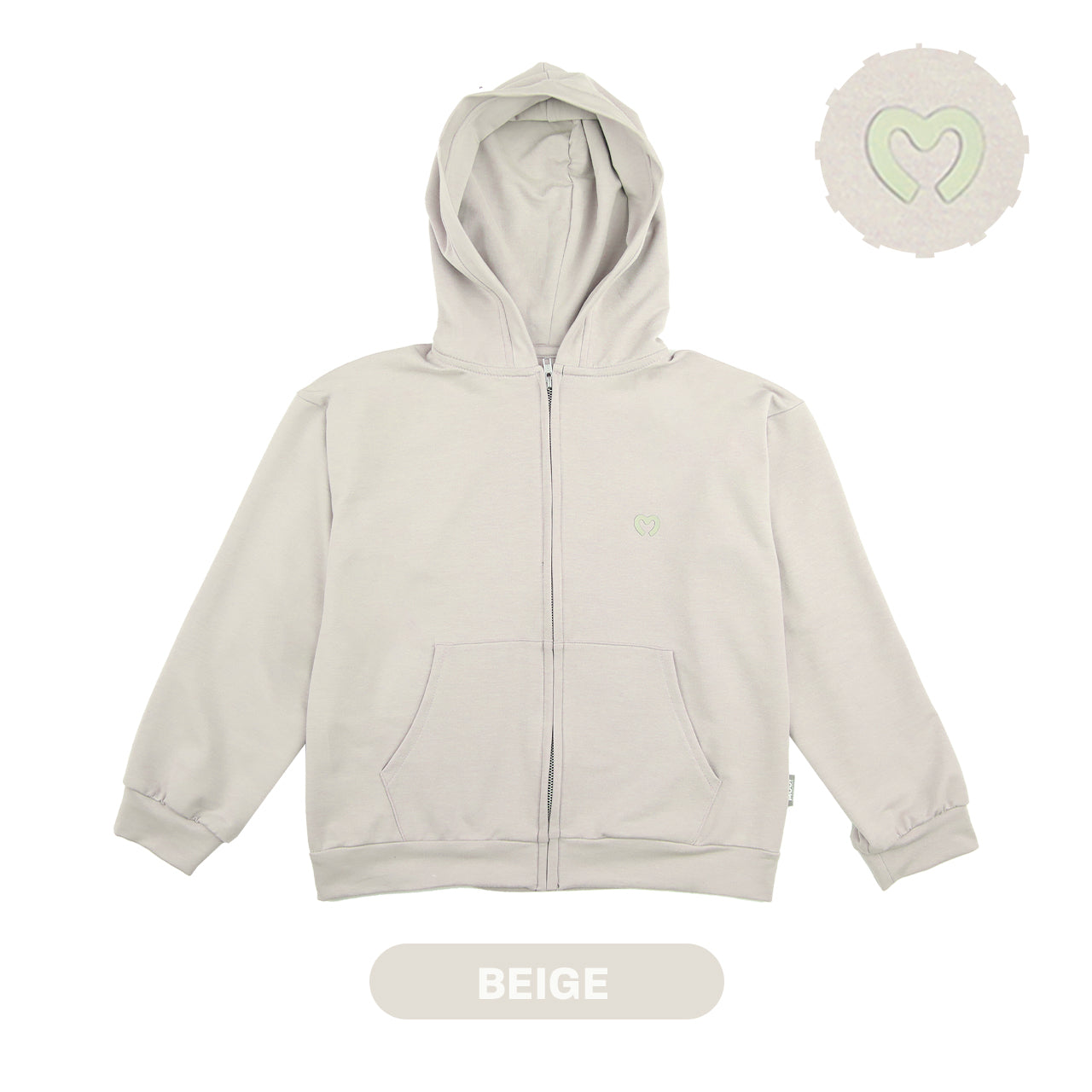 Mooi Comfy Teens Jacket Hoodie Lengan Panjang Teens