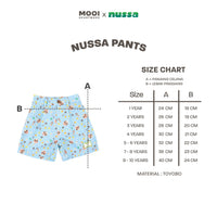 Mooi x Nussa Celana Pendek Anak Nussa Pants