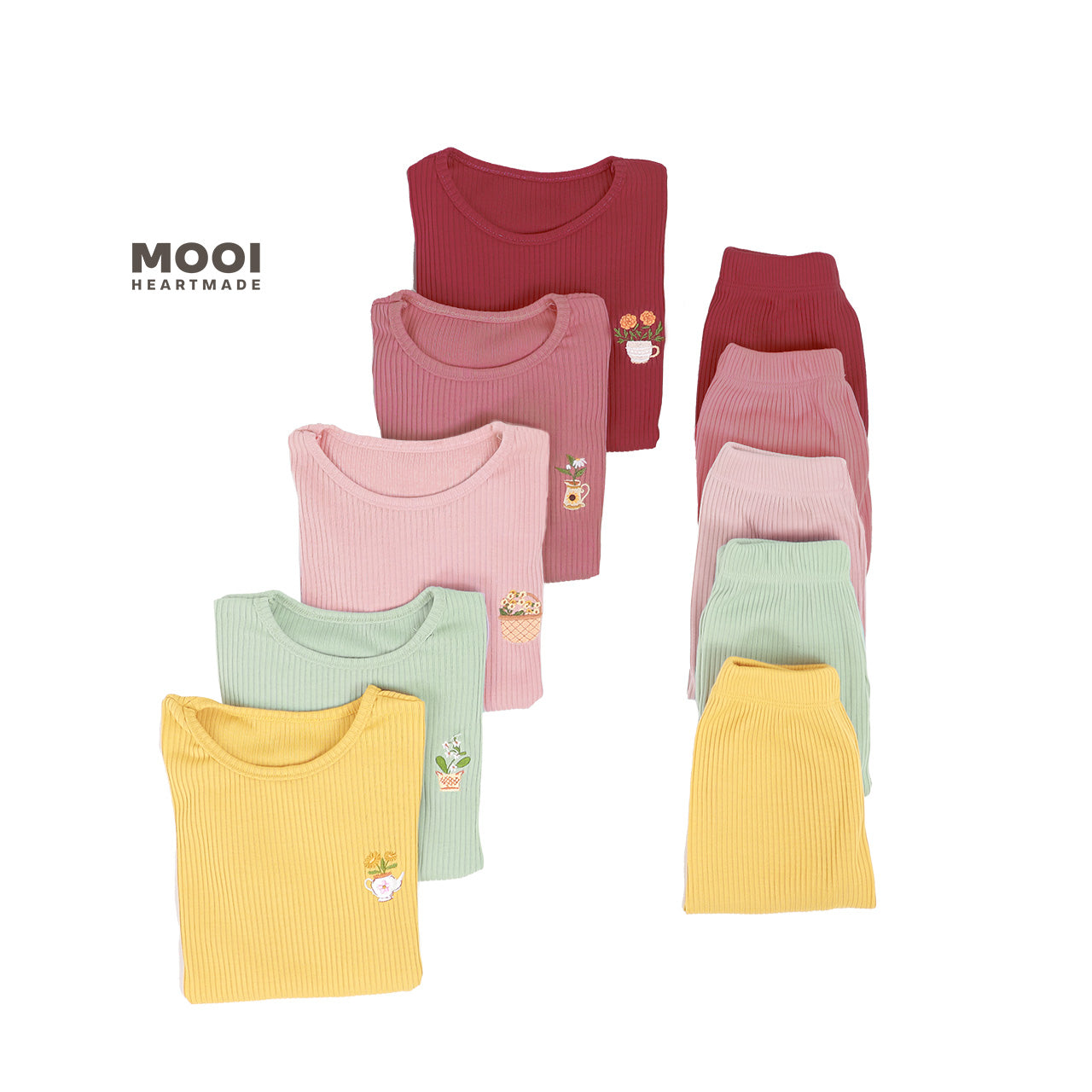 Mooi Setelan Anak Kalia Rib Set
