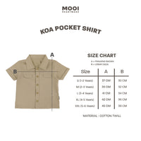 Mooi Kemeja Anak Laki-laki Koa Shirt