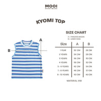 Mooi Atasan Anak Perempuan Kyomi Top