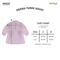 Mooi Tunik Wanita Atasan Wanita Reena Tunik