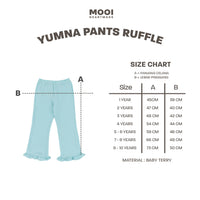 Mooi Celana Panjang Anak Perempuan Yumna Pants Ruffle
