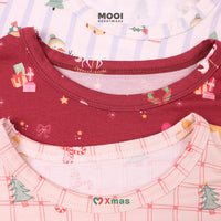Mooi Piyama Dewasa Setelan Tencel Christmas Collection Christmas Pajamas Adult