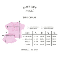 Mooi Setelan Anak Perempuan Elise Set