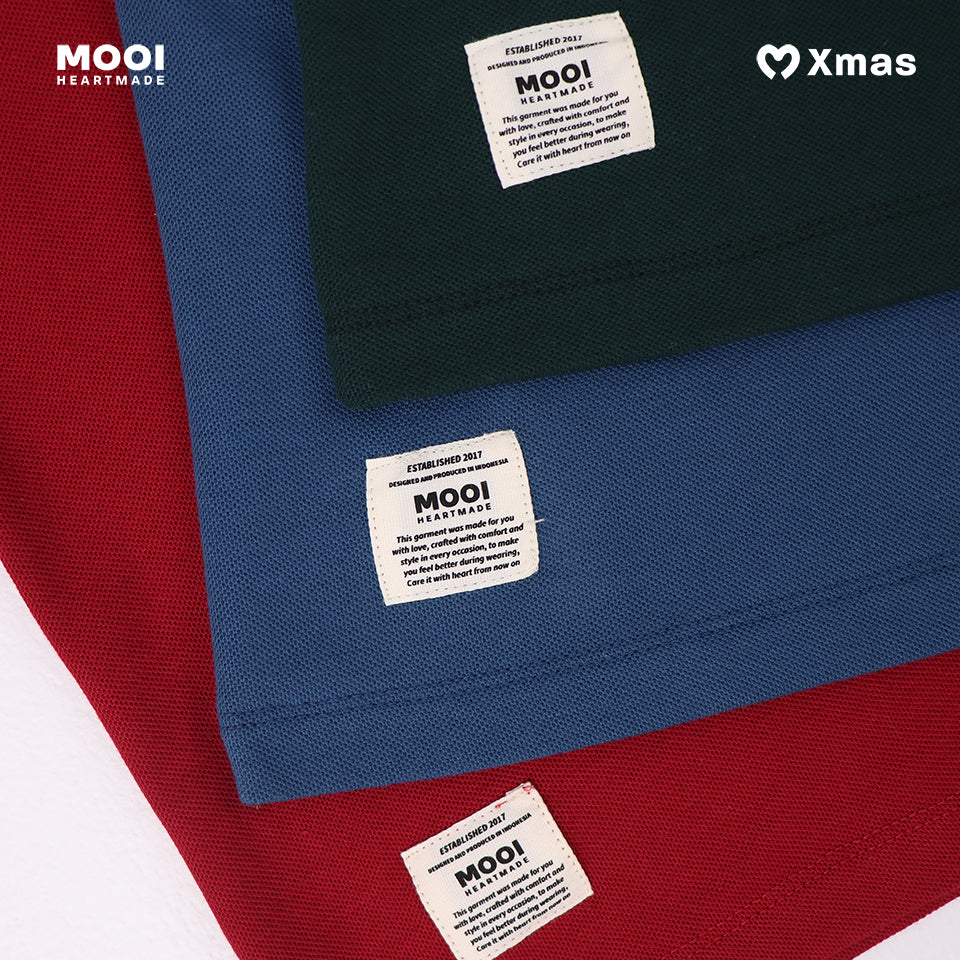 Mooi Kemeja Anak Laki-laki Christmas Nathan Polo Shirt