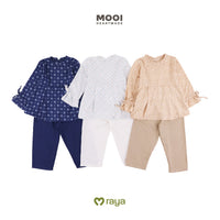 Mooi Setelan Anak Perempuan Raya Collection Daanya Tunik Set Sandya Series