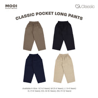 Mooi Celana Panjang Anak Laki-Laki Classic Pocket Long Pants