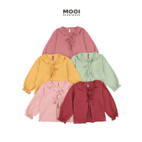Mooi Atasan Anak Perempuan Nara Ruffle Top