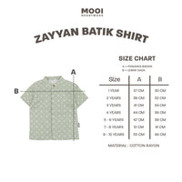 Mooi Atasan Batik Kemeja Anak Laki-Laki Zayyan Batik Shirt