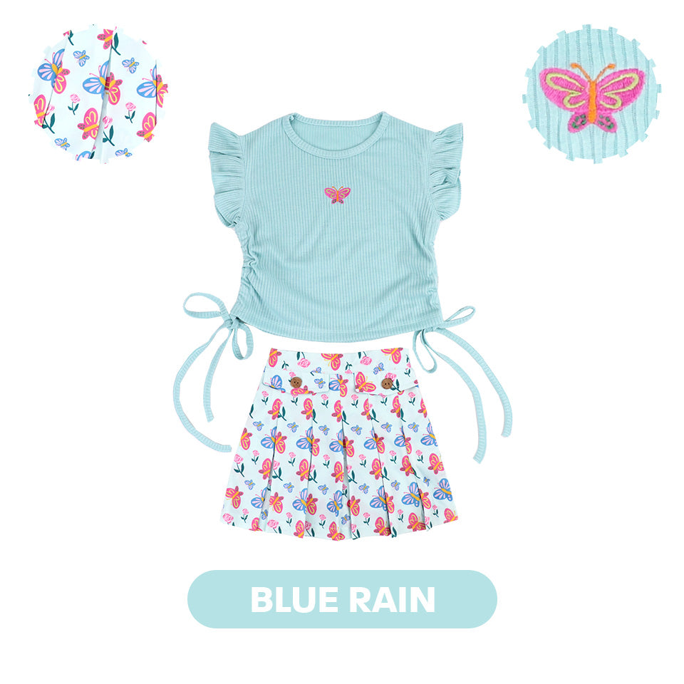 Mooi X Dinda Puspitasari Setelan Anak Perempuan Angel Set