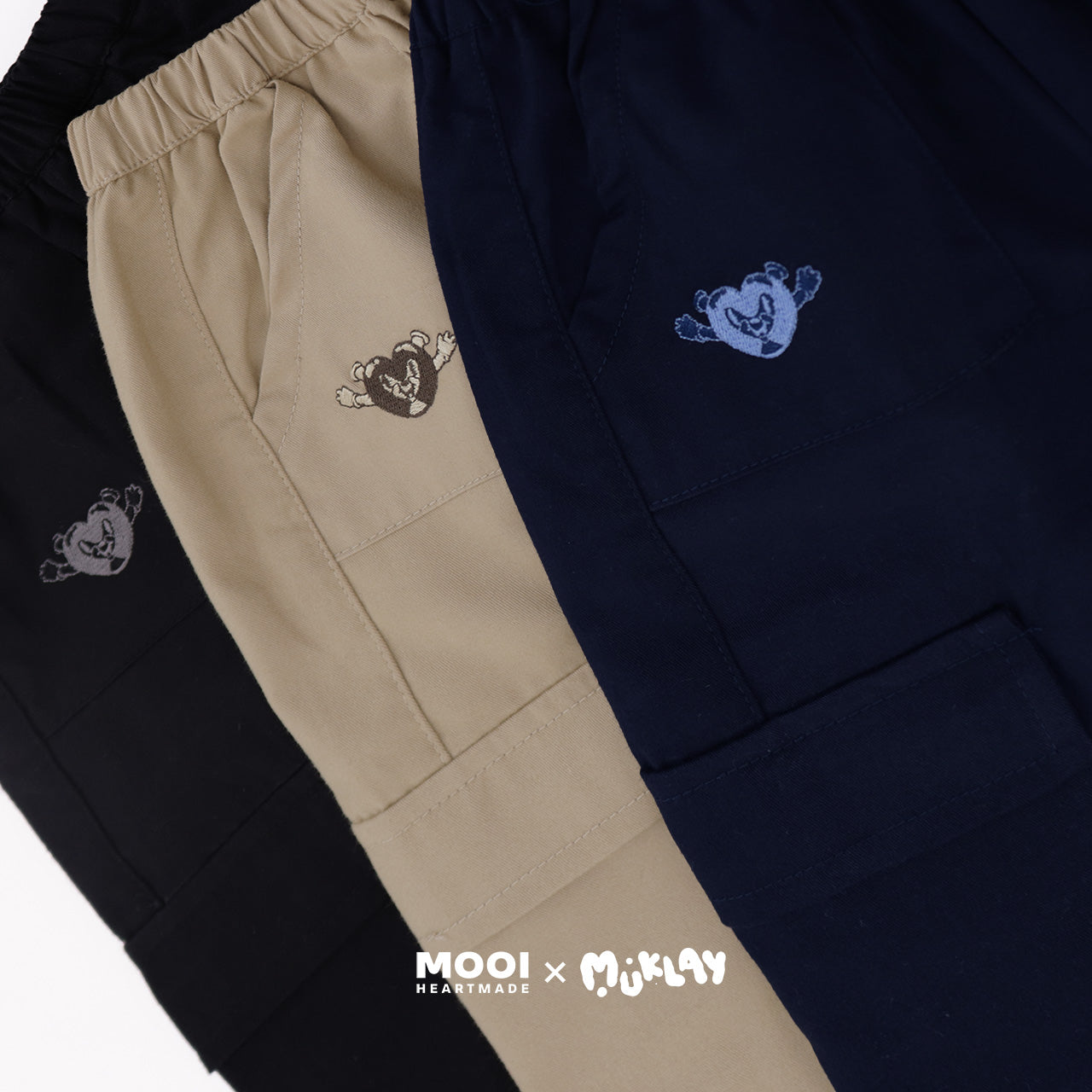 Mooi X Muklay Celana Panjang Cargo Anak Jeno Long Cargo Pants Kids