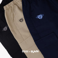 Mooi X Muklay Celana Panjang Cargo Anak Jeno Long Cargo Pants Kids