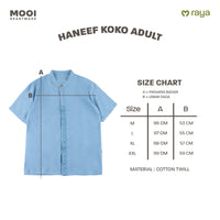 Mooi Atasan Pria Kemeja Pria Raya Collection Haneef Koko