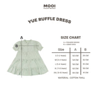 Mooi Dress Anak Perempuan Yue Ruffle Dress