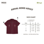 Mooi Atasan Pria Kemeja Pria Raya Collection Ashal Koko
