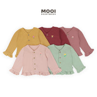 Mooi Cardigan Anak Sunny Rib Cardigan