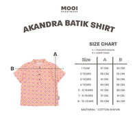 Mooi Atasan Batik Kemeja Anak Laki-Laki Akandra Batik Shirt