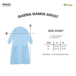 Mooi Dress Dewasa Raya Collection Gaena Gamis Adult Sandya Series