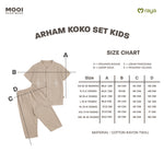 Mooi Arham Koko Set Setelan Koko Anak Raya Collection