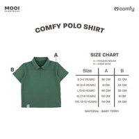 Mooi Kemeja Anak Laki-Laki Comfy Polo Shirt
