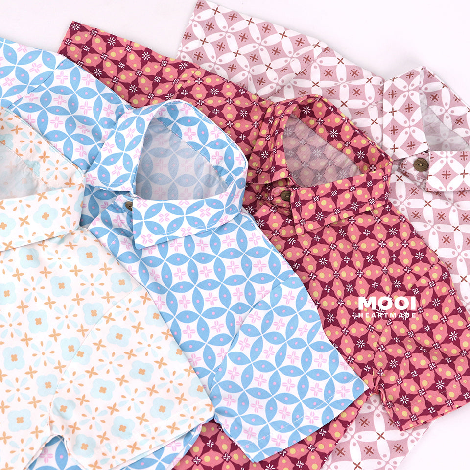 Mooi Atasan Batik Kemeja Anak Laki-Laki Mahesa Batik Shirt