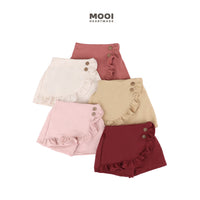 Mooi Rok Celana Anak Perempuan Hanako Ruffle Skort