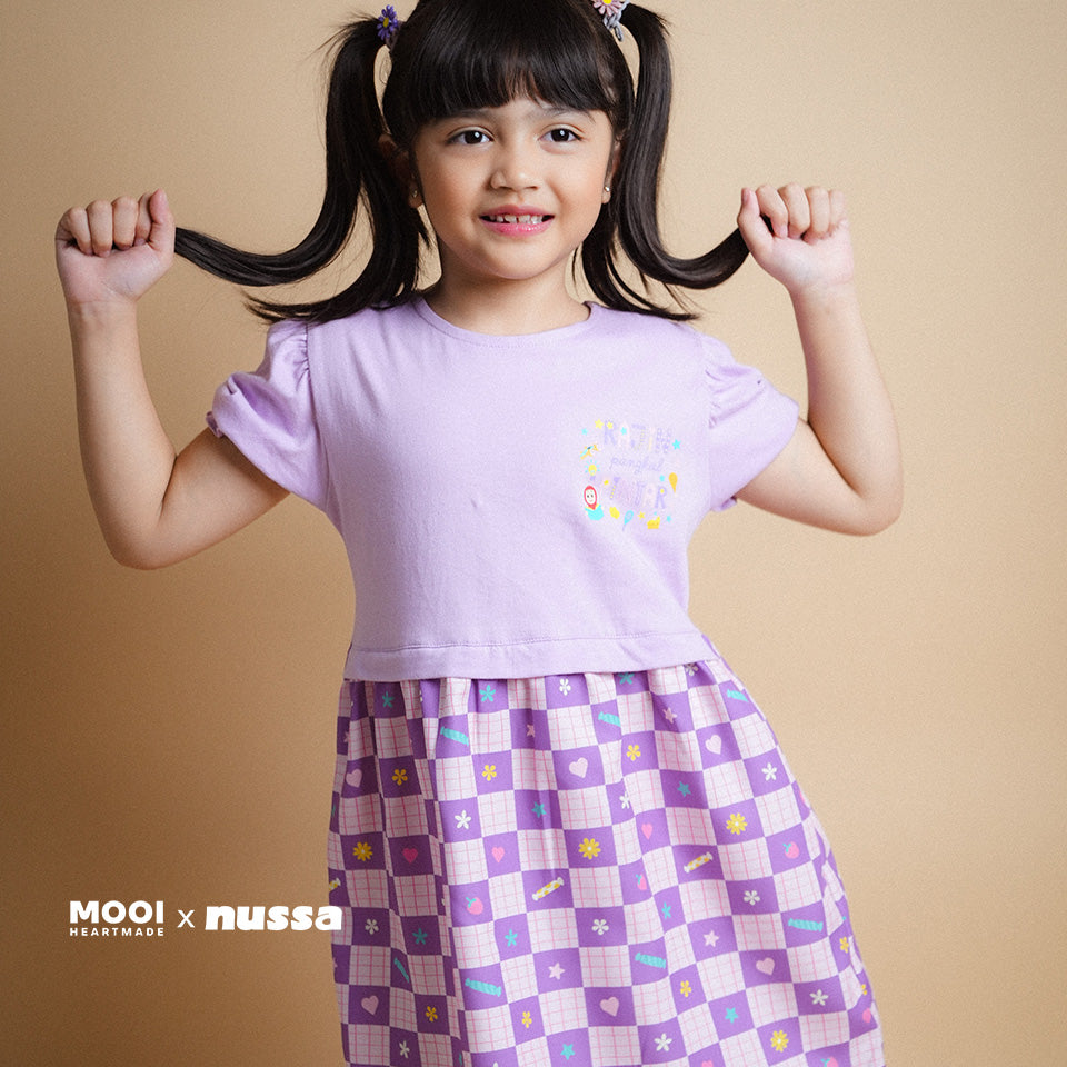 Mooi x Nussa Dress Anak Perempuan Rarra Dress