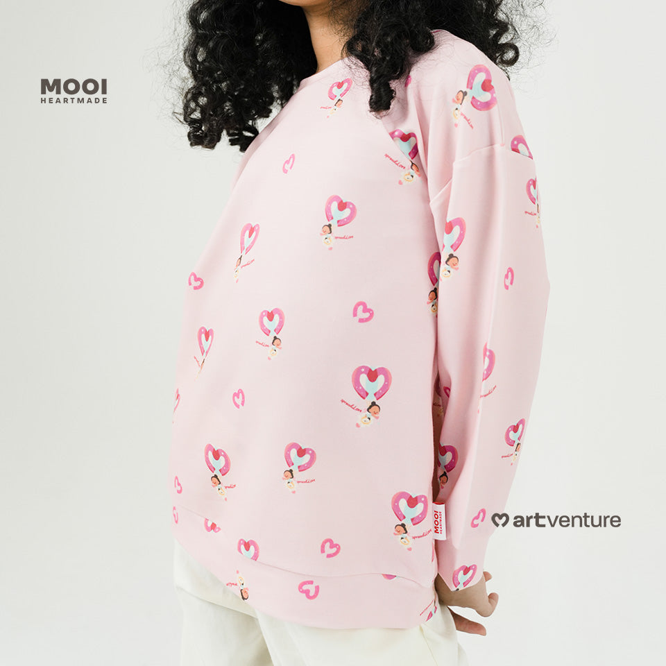 Mooi Artventure x Illustrator Printed Sweater Anak
